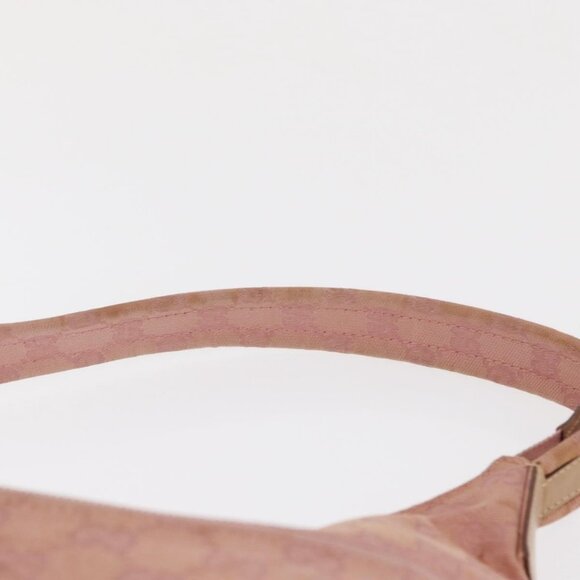 Authentic GUCCI GG Canvas Shoulder Bag Pink Silver 001 3386 - Picture 15 of 16